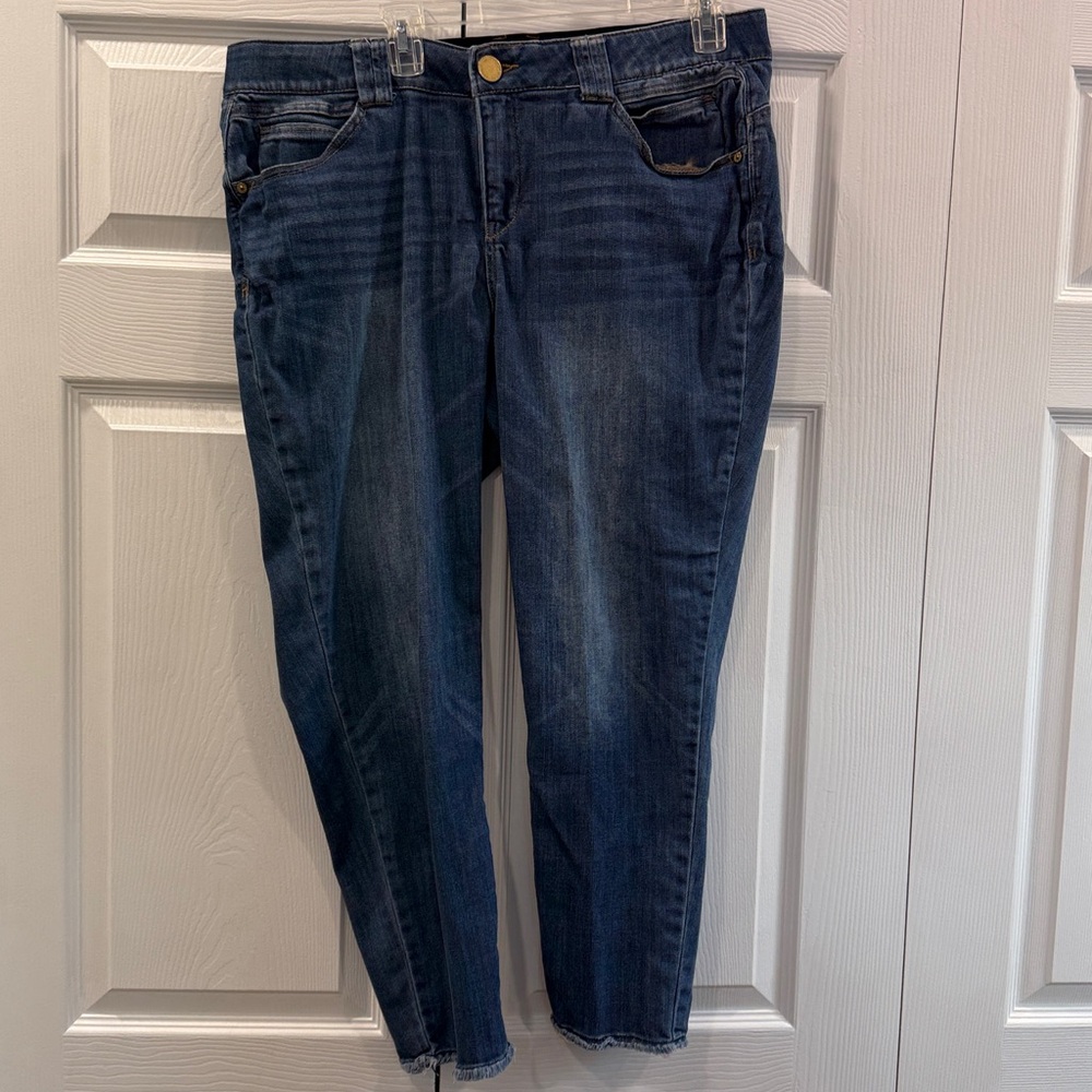 Democracy Denim with Ab Technology Women’s 16W Mid-Rise Frayed